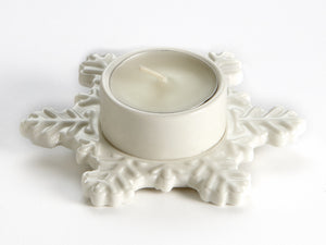 A94041 - "Winter Wonderland" Porcelain Tea Light Candle Hold - ArtisanoDesigns