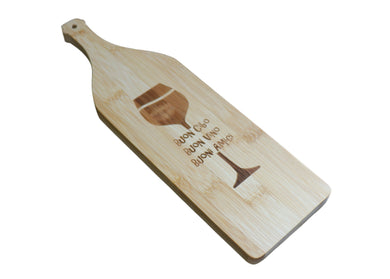 Buon Amici Wine Bottle Shaped Cheese/Appetizer Board