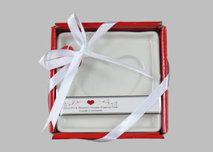 Love Infused Oil and Vinegar Dipping Plate BOX