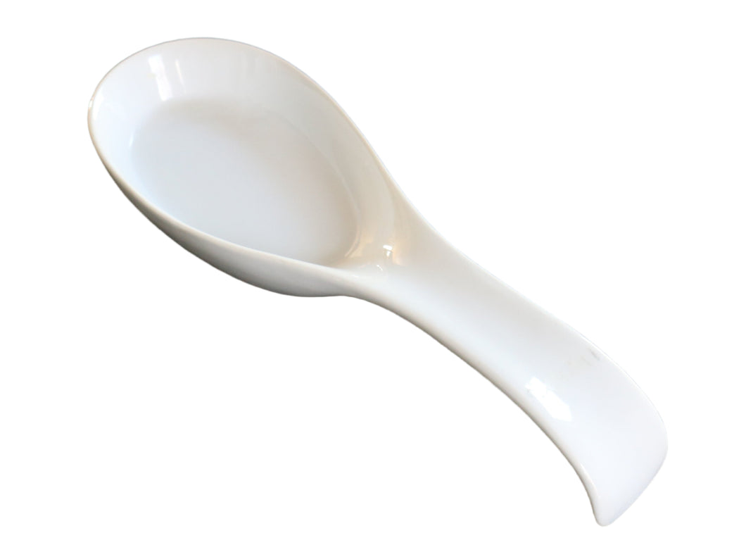 White Porcelain Spoon Rest