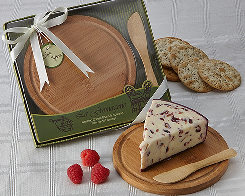 La Fromagerie' Cheese Board & Spreader Favor - ArtisanoDesigns
