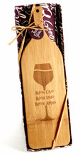 Load image into Gallery viewer, &#39;Buon Appetito&#39; Wine Shaped Cheese Board - ArtisanoDesigns