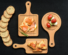 Load image into Gallery viewer, Tasteful Tapas Mini Appetizer Boards (Set of 3) - ArtisanoDesigns