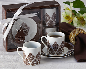 Moroccan Flair Espresso Coffee Cup Set Favor - ArtisanoDesigns