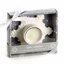 Load image into Gallery viewer, A94041 - &quot;Winter Wonderland&quot; Porcelain Tea Light Candle Hold - ArtisanoDesigns