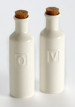Load image into Gallery viewer, &#39;O+V&#39; Oil and Vinegar Bottle Cruet Set - ArtisanoDesigns