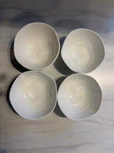 Load image into Gallery viewer, Dipping Bowls - Set of 4, White Ribbed NEW! - ArtisanoDesigns