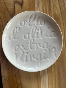 Aglio d'Oliva Extra Virgin Dipping & Serving Plate NEW! - ArtisanoDesigns