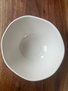 Dipping Bowls - Set of 4, White Ribbed NEW! - ArtisanoDesigns