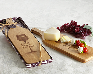 'Buon Appetito' Wine Shaped Cheese Board - ArtisanoDesigns